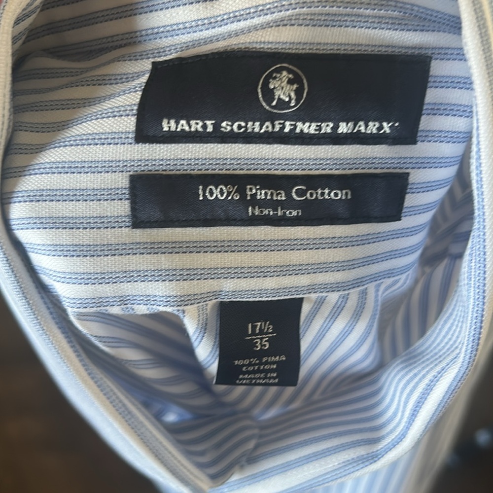 Hart Schaffner Marx Long Sleeve Button up Shirt XL - Picture 5 of 5